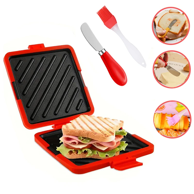 Kitchen Baking Brush - 3-delige food grade broodrooster met botermes