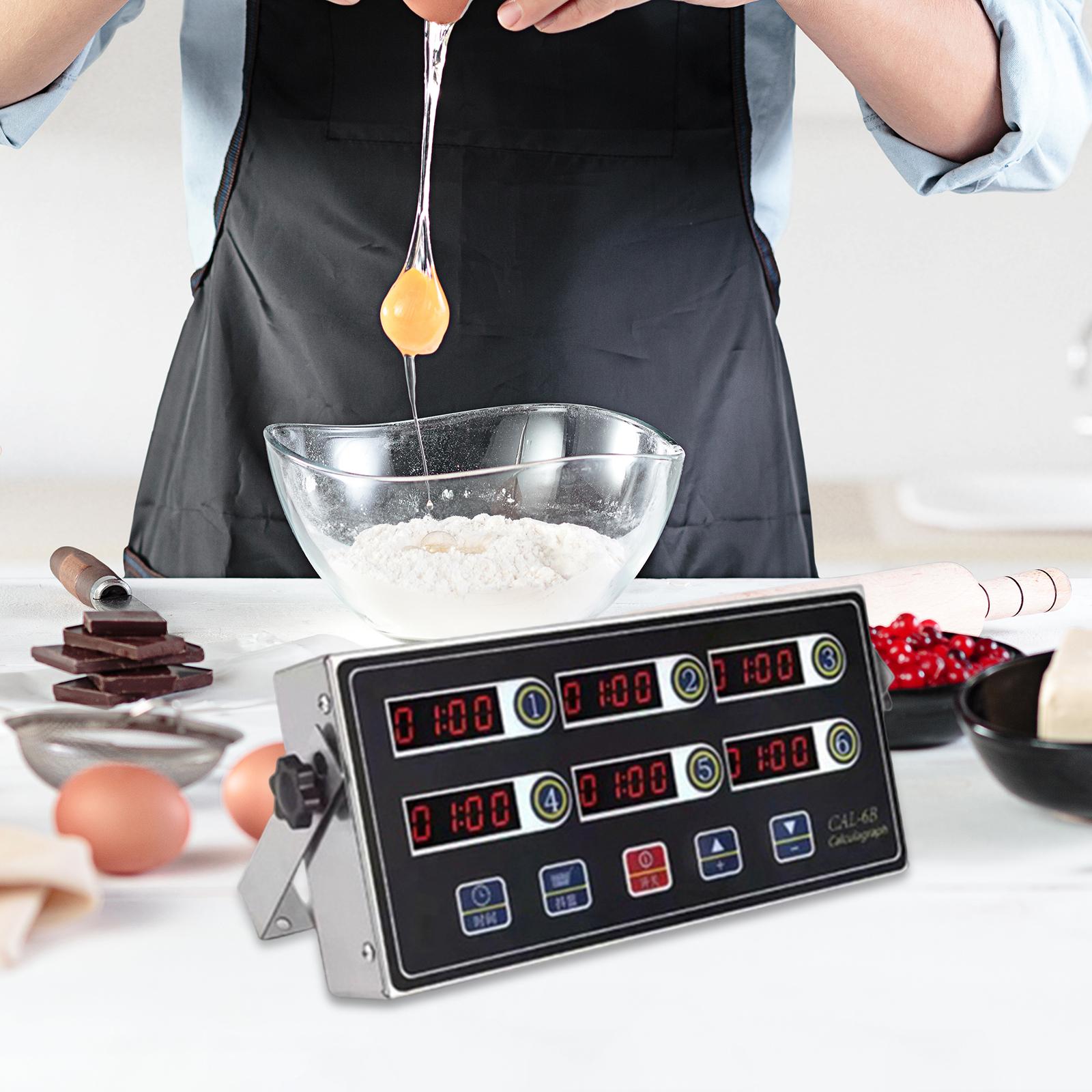 Kitchen Set Bakery - Meerkanaals LED-keukenwekker, programmeerbare digitale aftelklok voor
