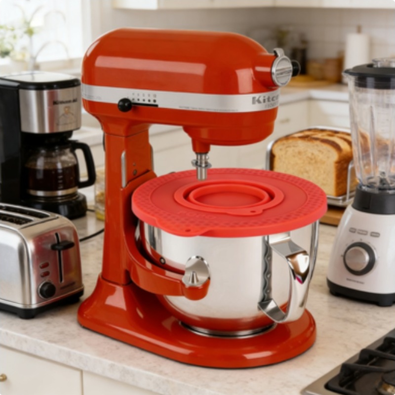 Kitchen Aid Baking Lid - Siliconen mixerkomdeksel compatibel met KitchenAid 4,5-5