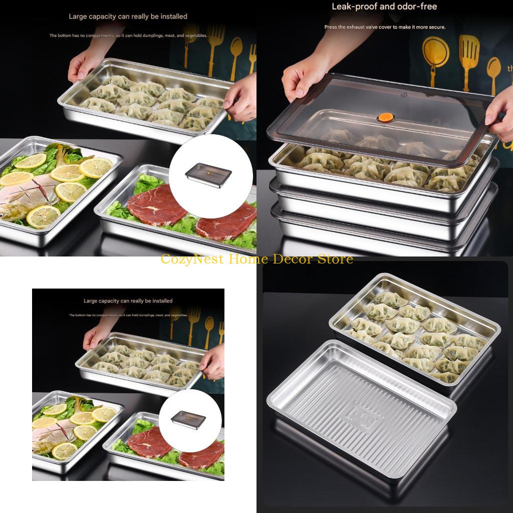 Kitchen Baking Storage Containers - 92MF roestvrijstalen multifunctionele keukenbakcontainer voor voedselopslag,