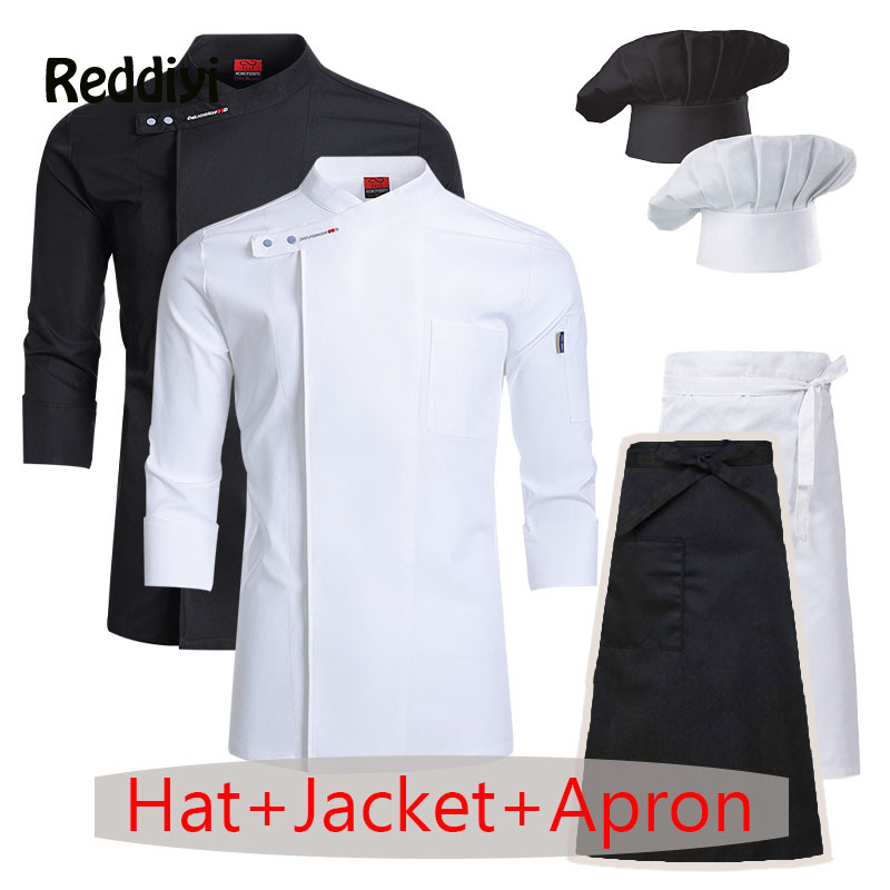 Kitchen Set Bakery - Chef Uniform 3-delige set Groothandel Unisex