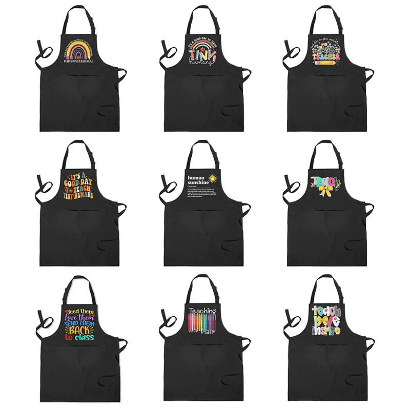 Kitchen Baking Quotes - Grappig leerkrachten-citaat Zwarte schort met zakken