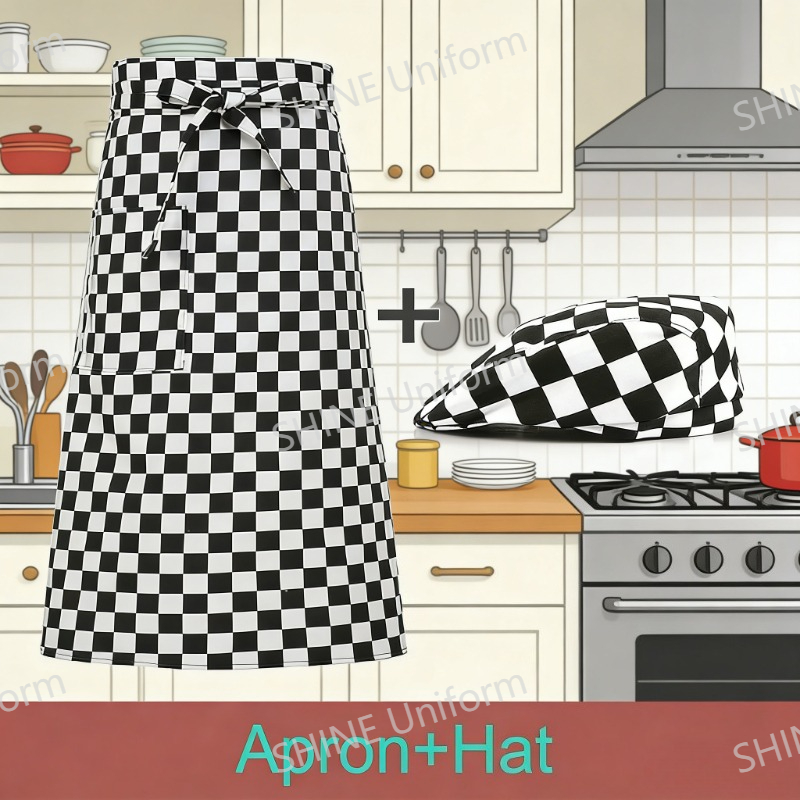Kitchen Set Bakery - Restaurantkeuken kokschort kookchef schortset catering pet