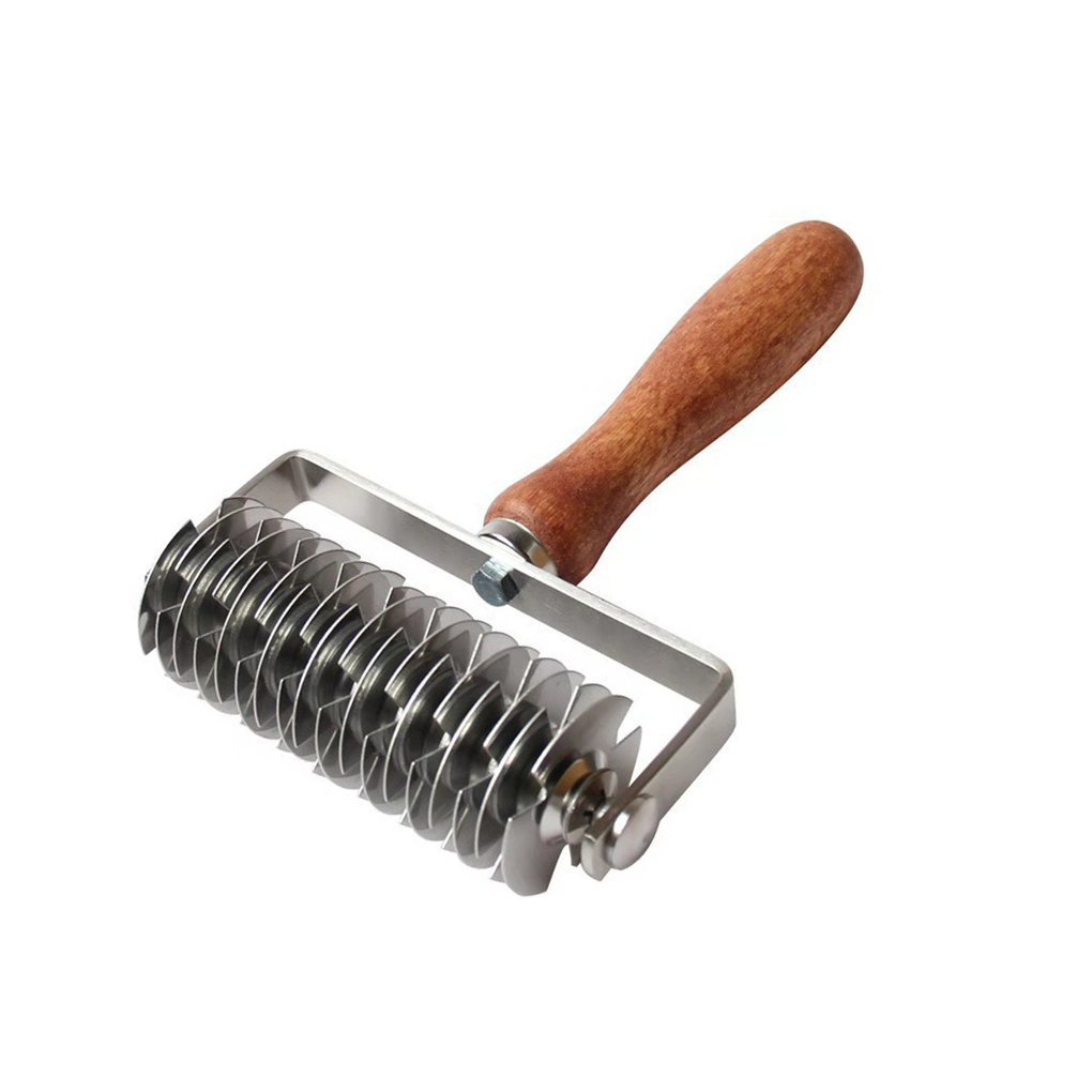 Kitchen Set Bakery - Gebakroller Snijmachine Roestvrijstalen deegroller Cookie Pie