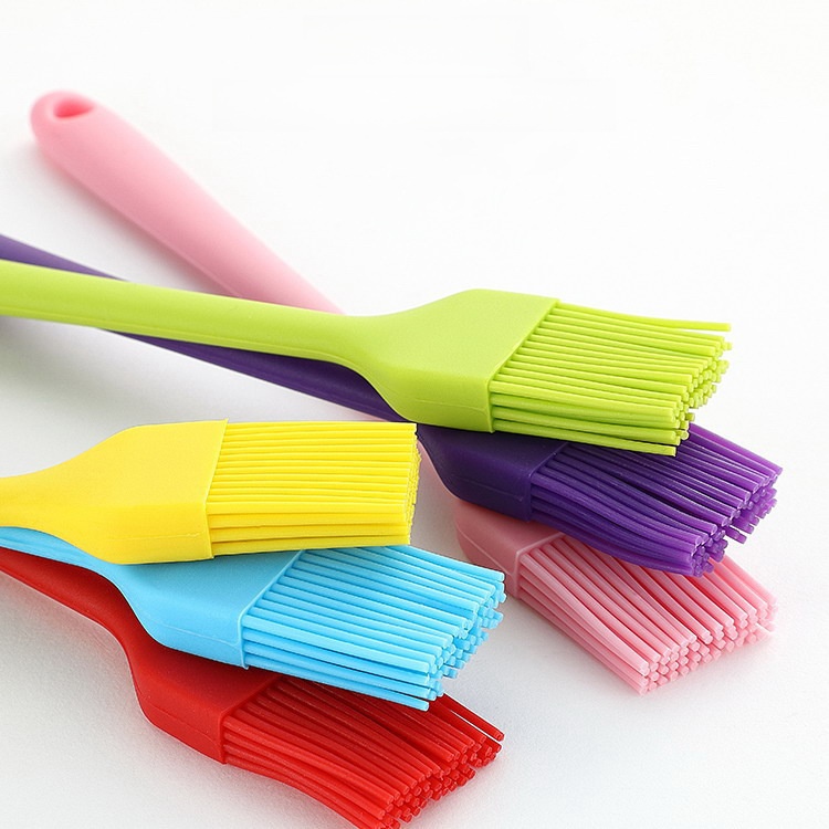 Kitchen Baking Brush - Siliconen BBQ-borstel Bakkeukenhulpmiddel Olieborstel Veegborstel Geïntegreerde