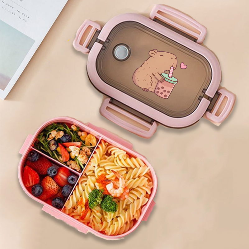 Kitchen Baking Storage - Capybara Bento Lunchbox Anime Dieren Print