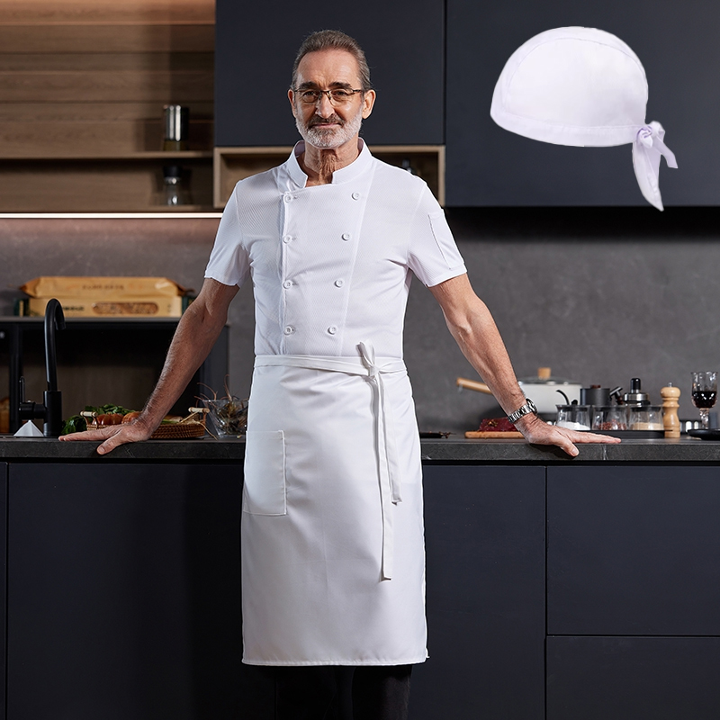Kitchen Set Bakery - Chef Uniform 3-delige set Groothandel Koksjas