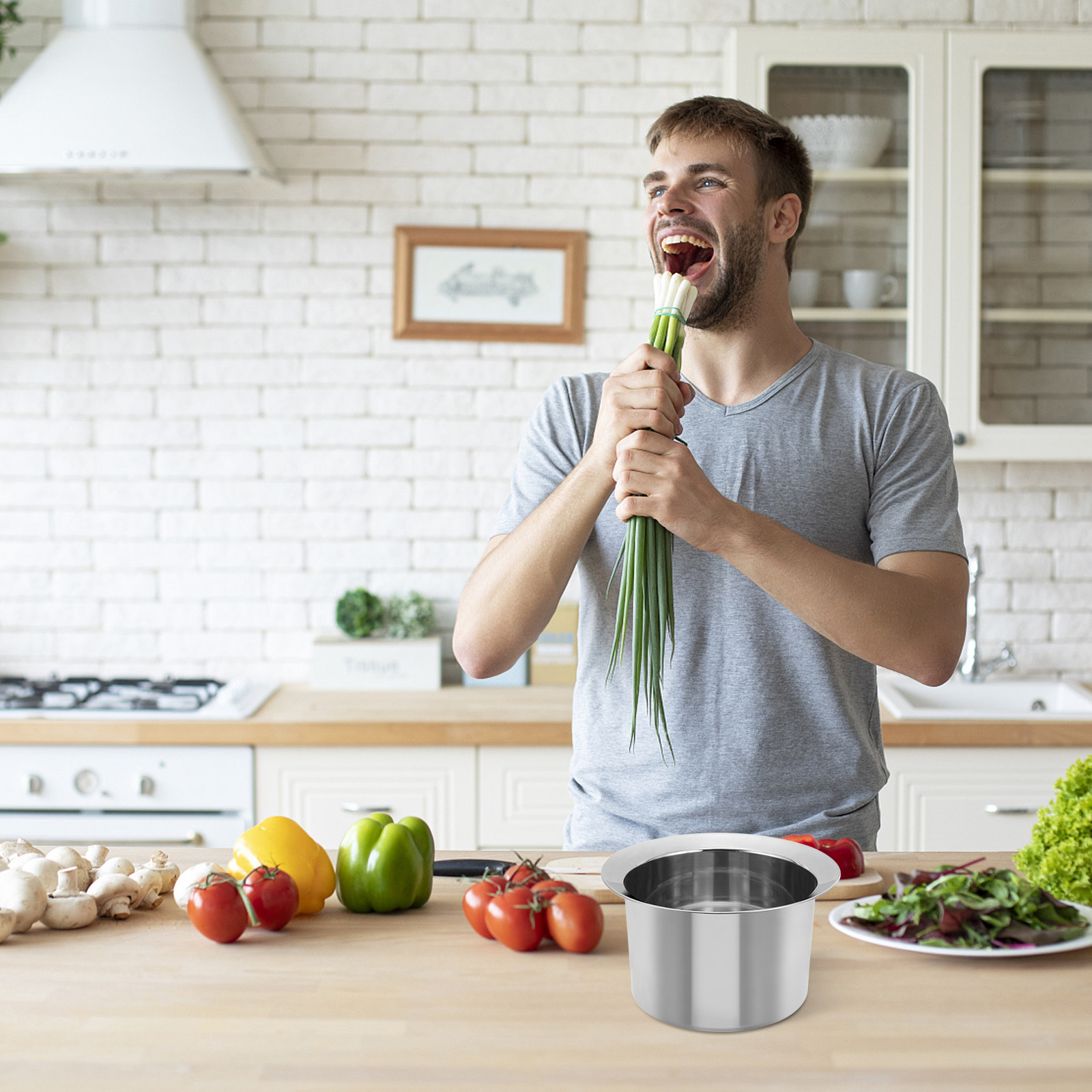 Kitchen Baking Storage Containers - RVS Oliebak Multifunctionele Keuken Olieopslagtank Huishoudelijke