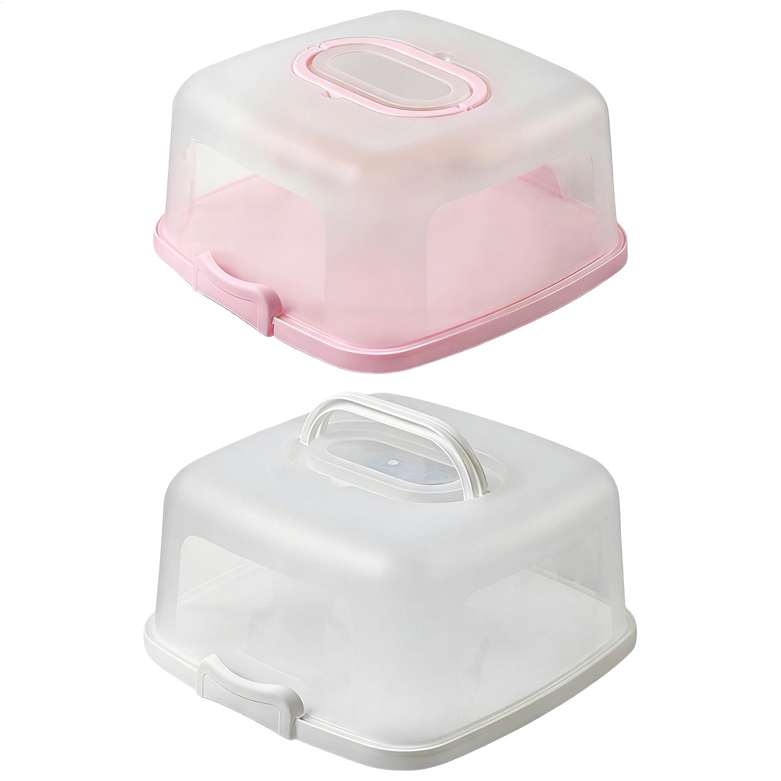 Kitchen Baking Storage Containers - 10 inch reisbare taartverpakking met handvat,