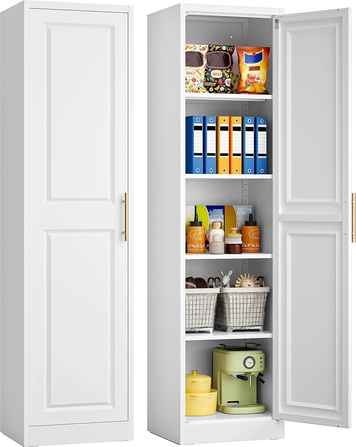 Kitchen Baking Storage - Hoge, smalle opbergkast met één deur