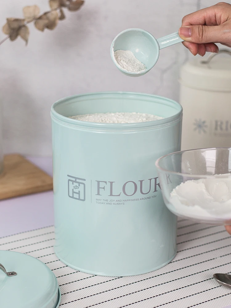 Kitchen Baking Storage Containers - Ronde Type Bakmeel Opslagcontainer Keuken Rijst