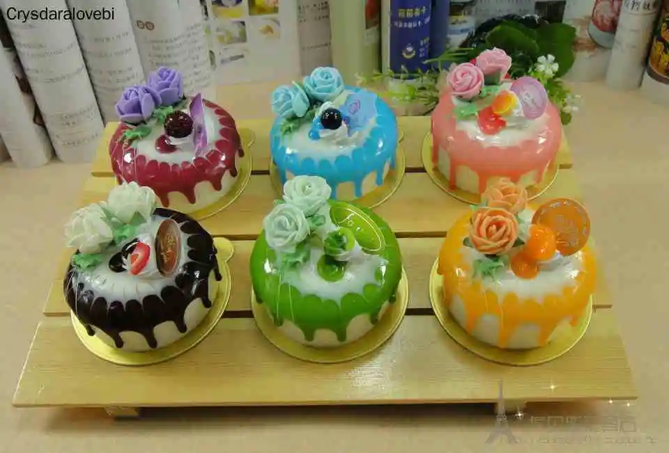 Kitchen Set Bakery - 6 stks/set Simulatie Rose Cake PU