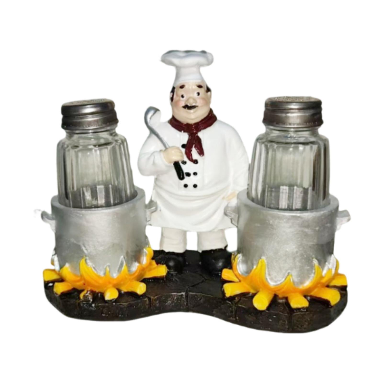 Kitchen Set Bakery - en peperstrooiers set houder hars navulbaar