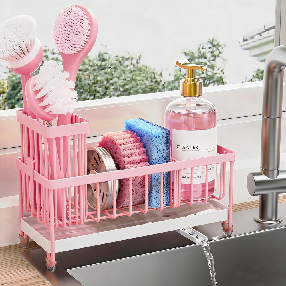 Kitchen Baking Storage - Sponshouder of gootsteenorganizer, gootsteenopberger met hoge