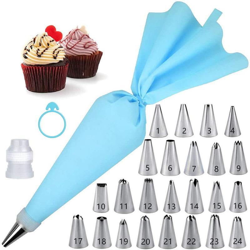 Kitchen Set Bakery - Spuitmondjes, cake-decoratiegereedschap, banketbakkersartikelen, keukenaccessoires, spuitzak en