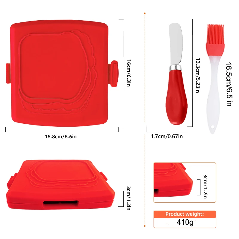 3-delige food grade broodroost - Kitchen Baking Brush recensie en prijs