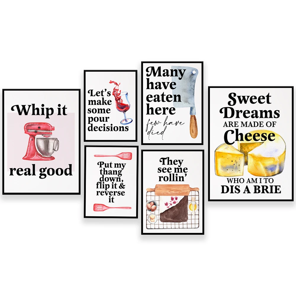 Grappige bakken citaten poster - Kitchen Baking Quotes recensie en prijs