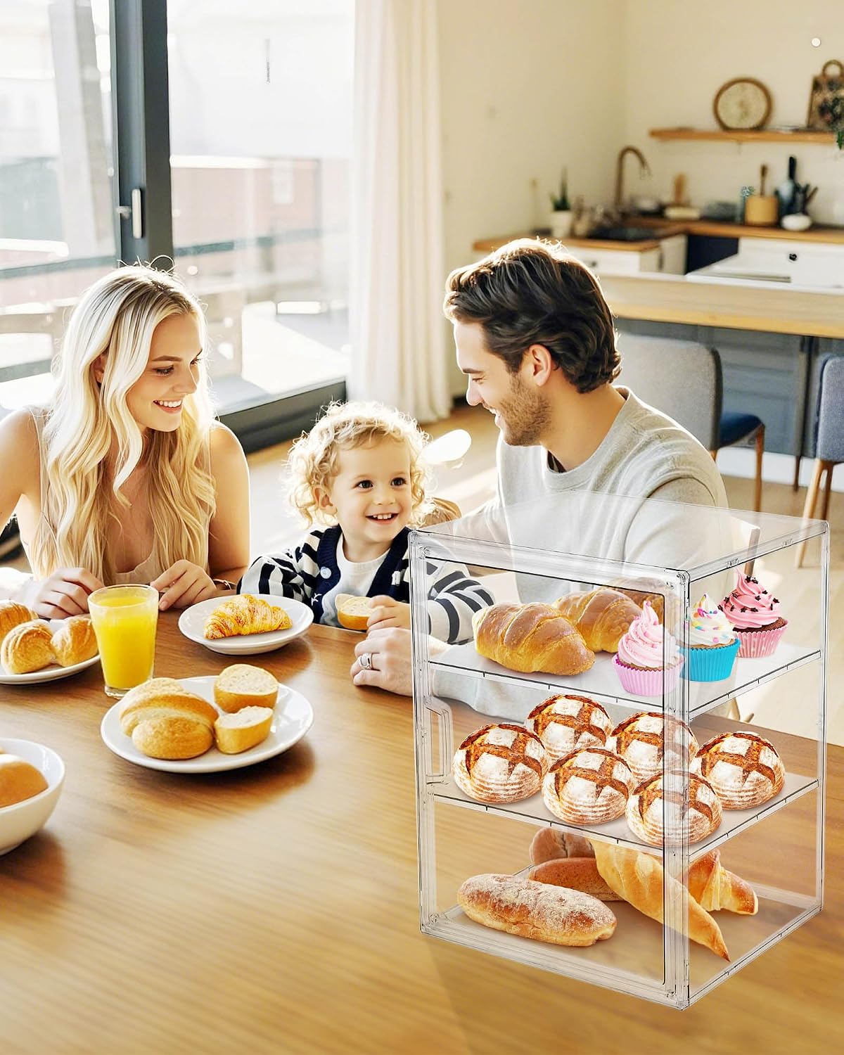 Gebakvitrine, Brooddoos voor a - Kitchen Baking Storage Containers recensie en prijs
