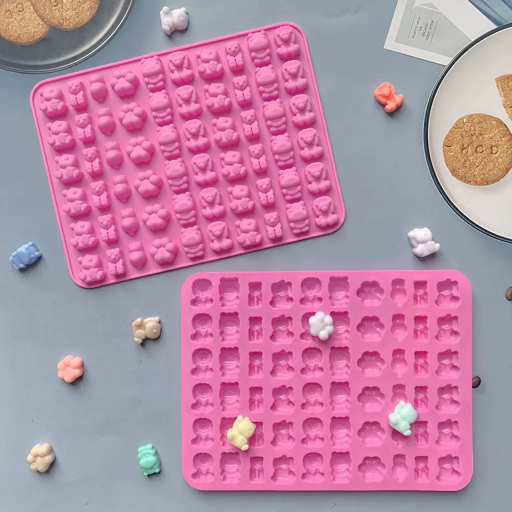 7-delige siliconen snoepvormen - Kitchen Baking Molds recensie en prijs