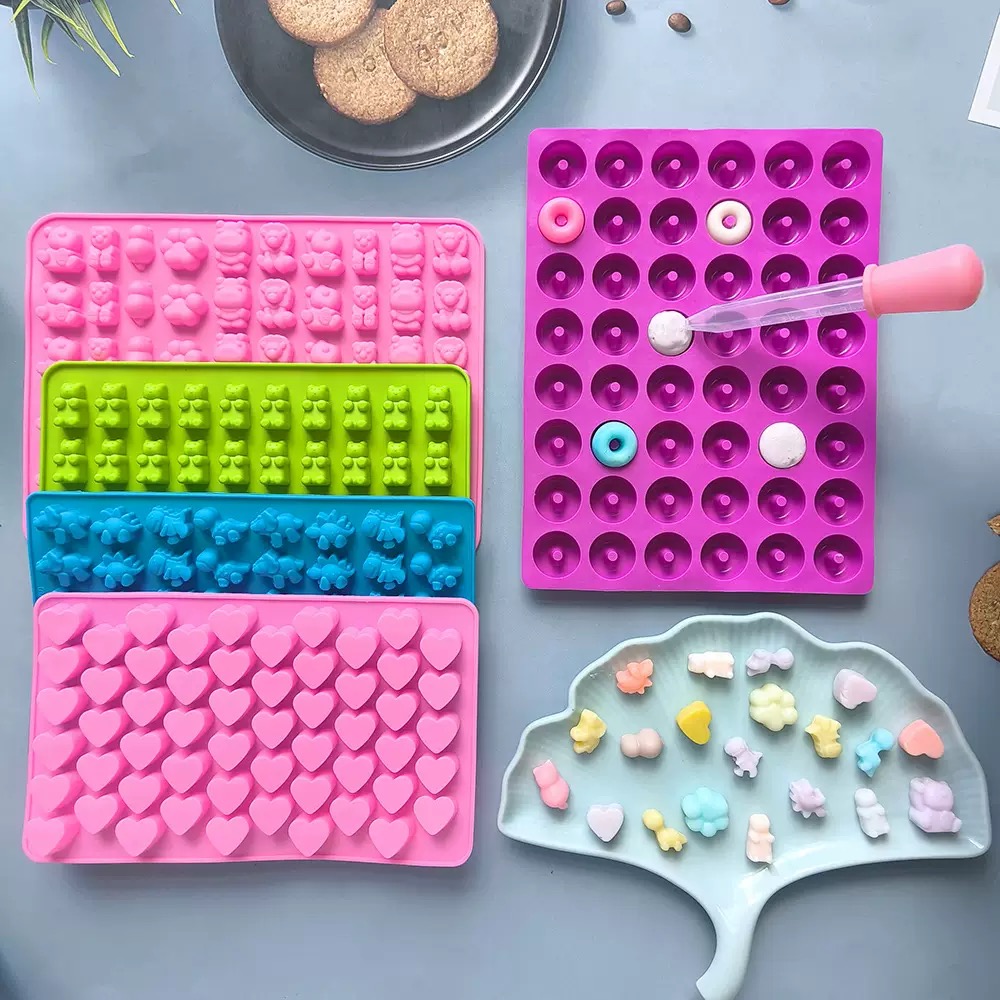 7-delige siliconen snoepvormen - Kitchen Baking Molds recensie en prijs