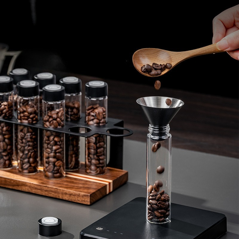JUSTINLAU Glazen koffiebonenop - Kitchen Baking Storage recensie en prijs