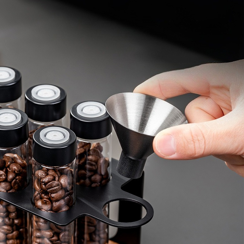 JUSTINLAU Glazen koffiebonenop - Kitchen Baking Storage recensie en prijs