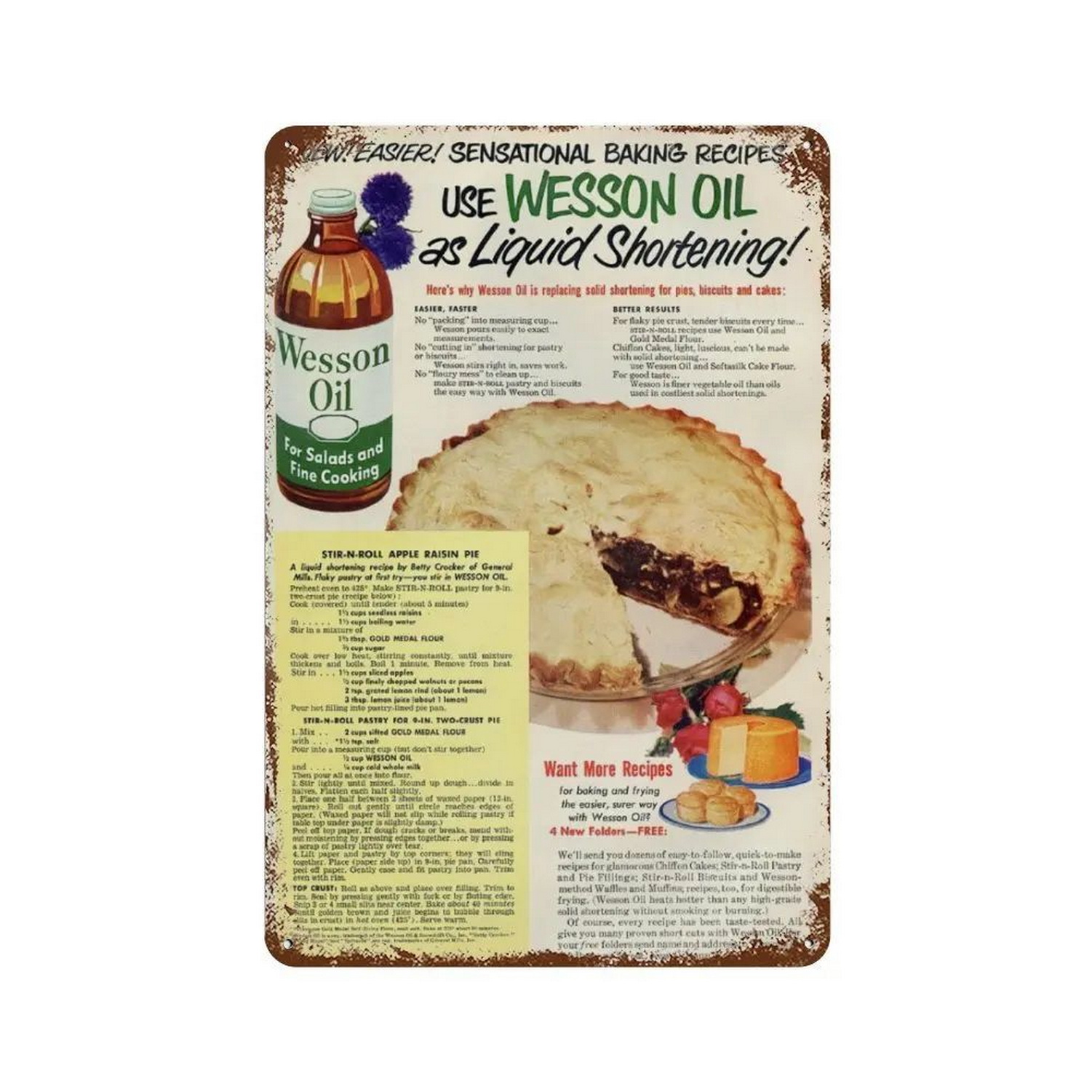HD Tinbord Vintage Bakkerij De - Kitchen Set Bakery recensie en prijs