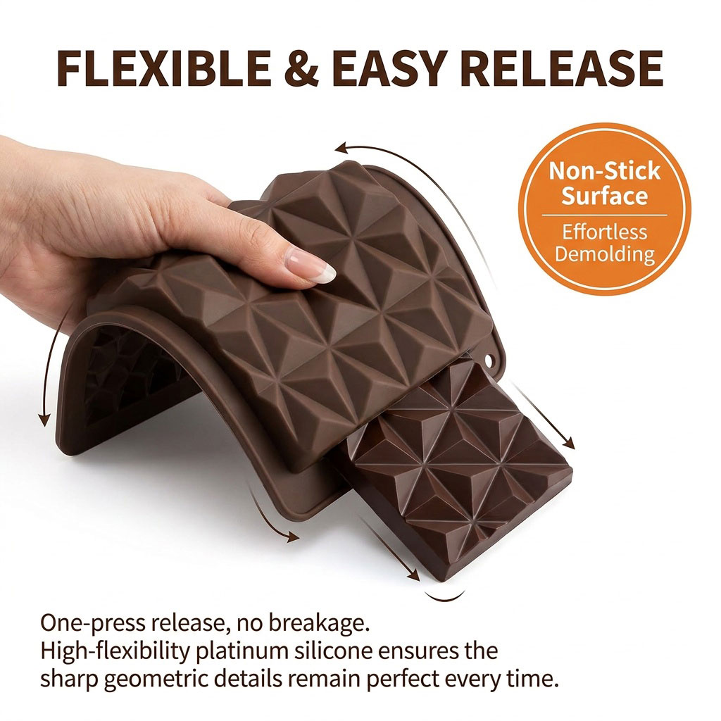 2-in-1 siliconen chocoladereep - Kitchen Baking Molds recensie en prijs