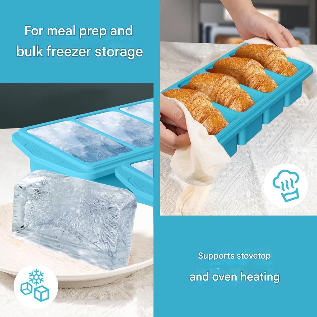 Grote siliconen ijsblokjesvorm - Kitchen Baking Storage Containers recensie en prijs