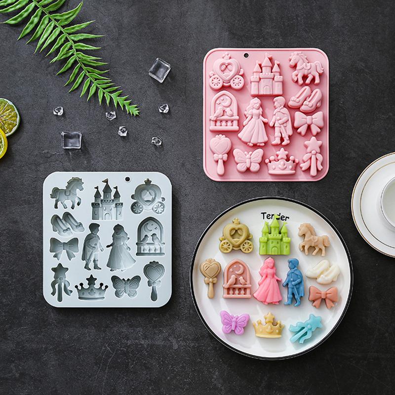 🌸 12-delige prins, prinses sil - Kitchen Baking Molds recensie en prijs
