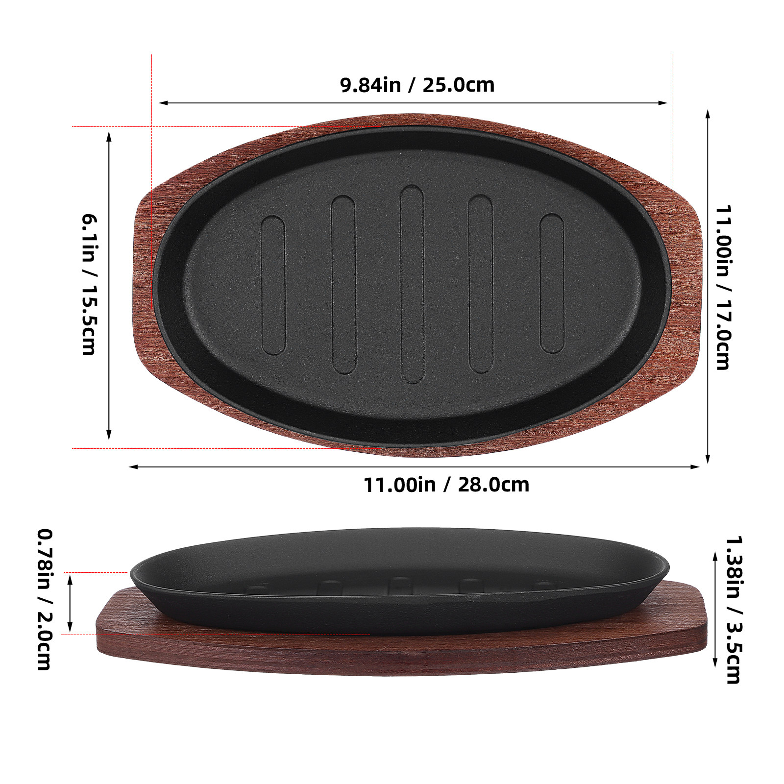 1 Set IJzeren Grillpan Steakpl - Kitchen Essentials Baking Tray recensie en prijs