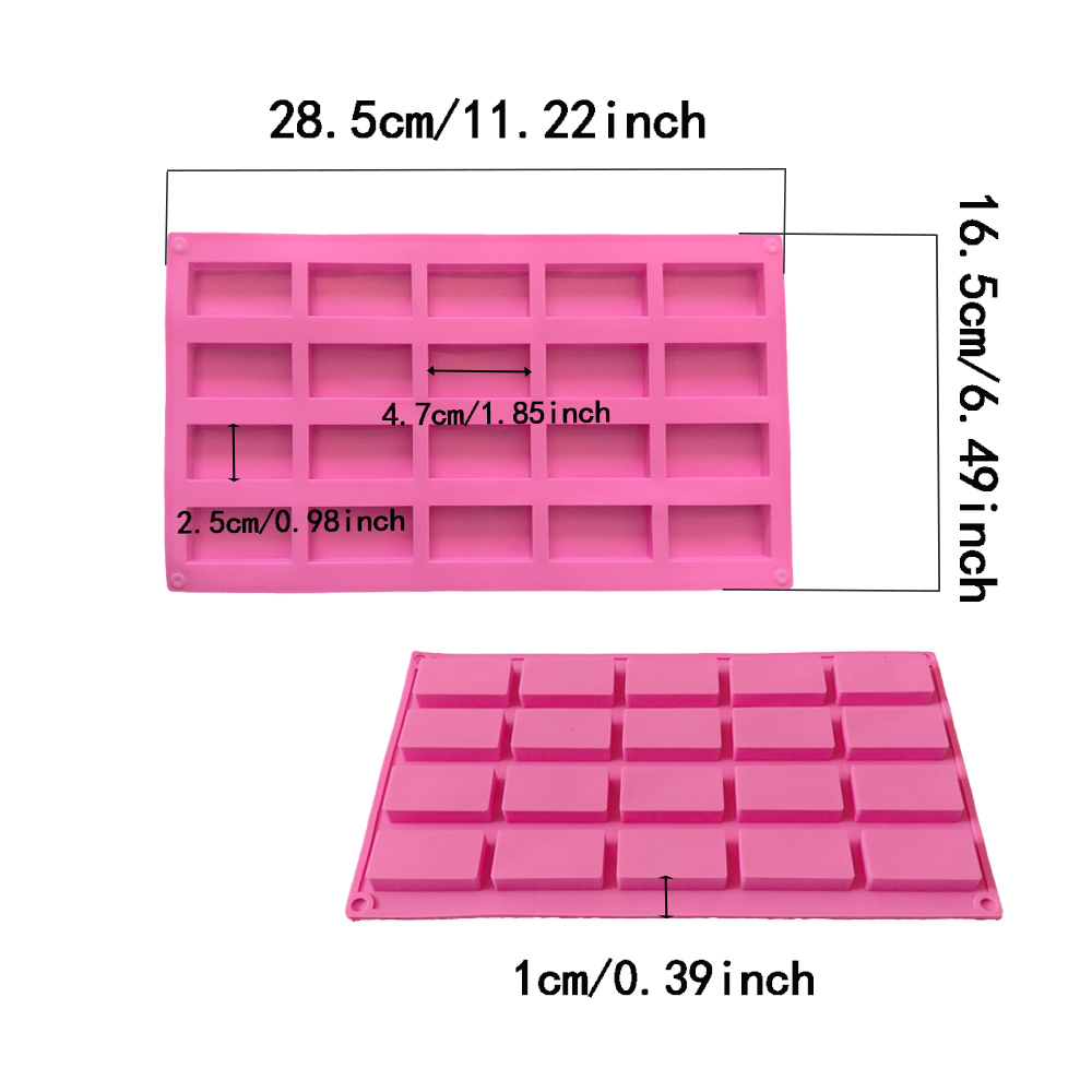 1 st rechthoekige siliconen ma - Kitchen Baking Molds recensie en prijs