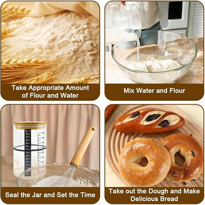 Zuurdesem Starter Jar Kit Zuur - Kitchen Baking Storage Containers recensie en prijs