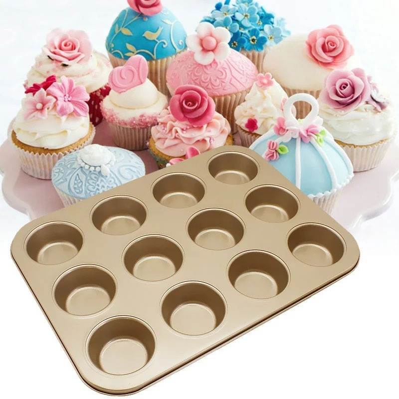 Non-stick Cupcake Pan Muffin L - Kitchen Essentials Baking Tray recensie en prijs