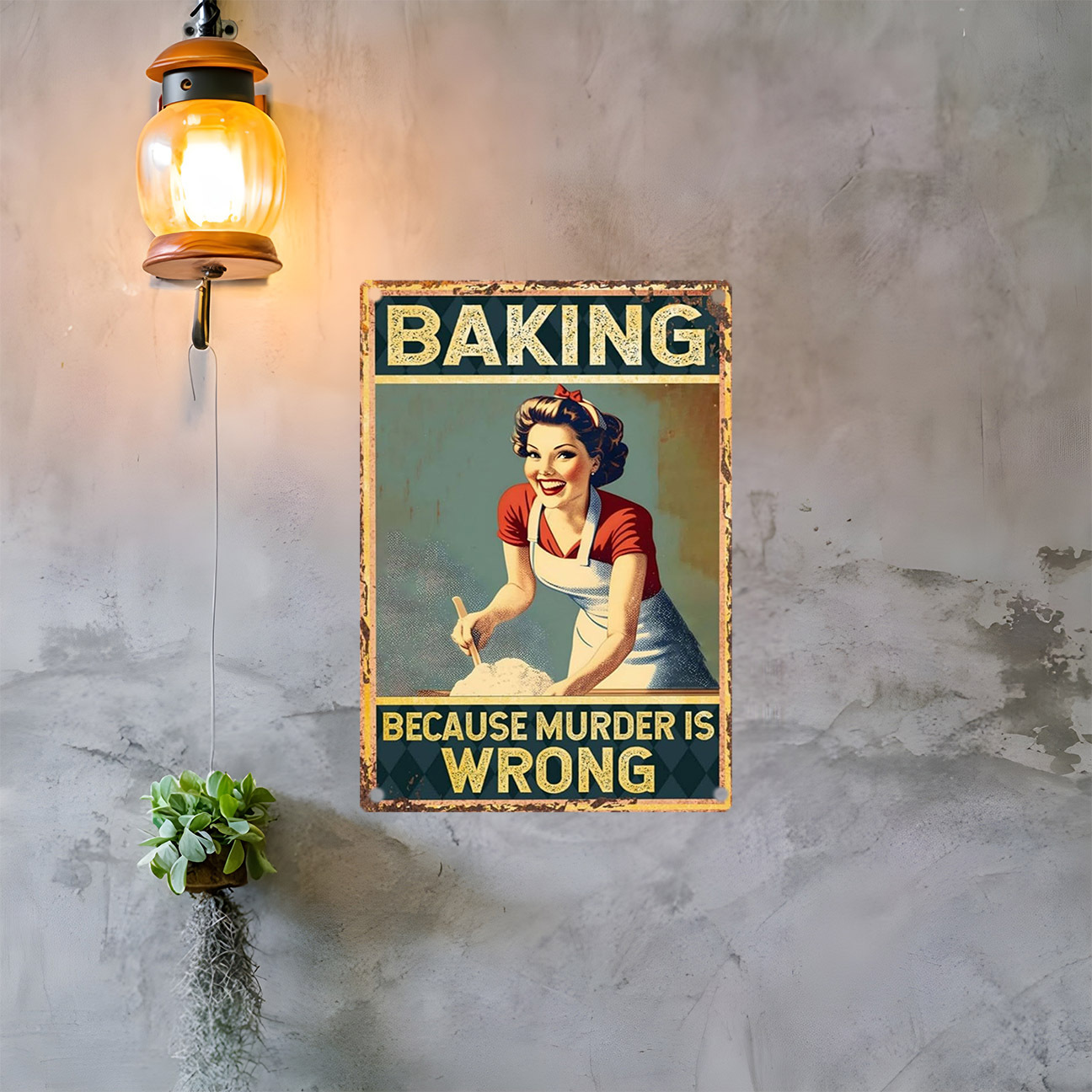 Vintage grappig bakcitaat meta - Kitchen Baking Quotes recensie en prijs