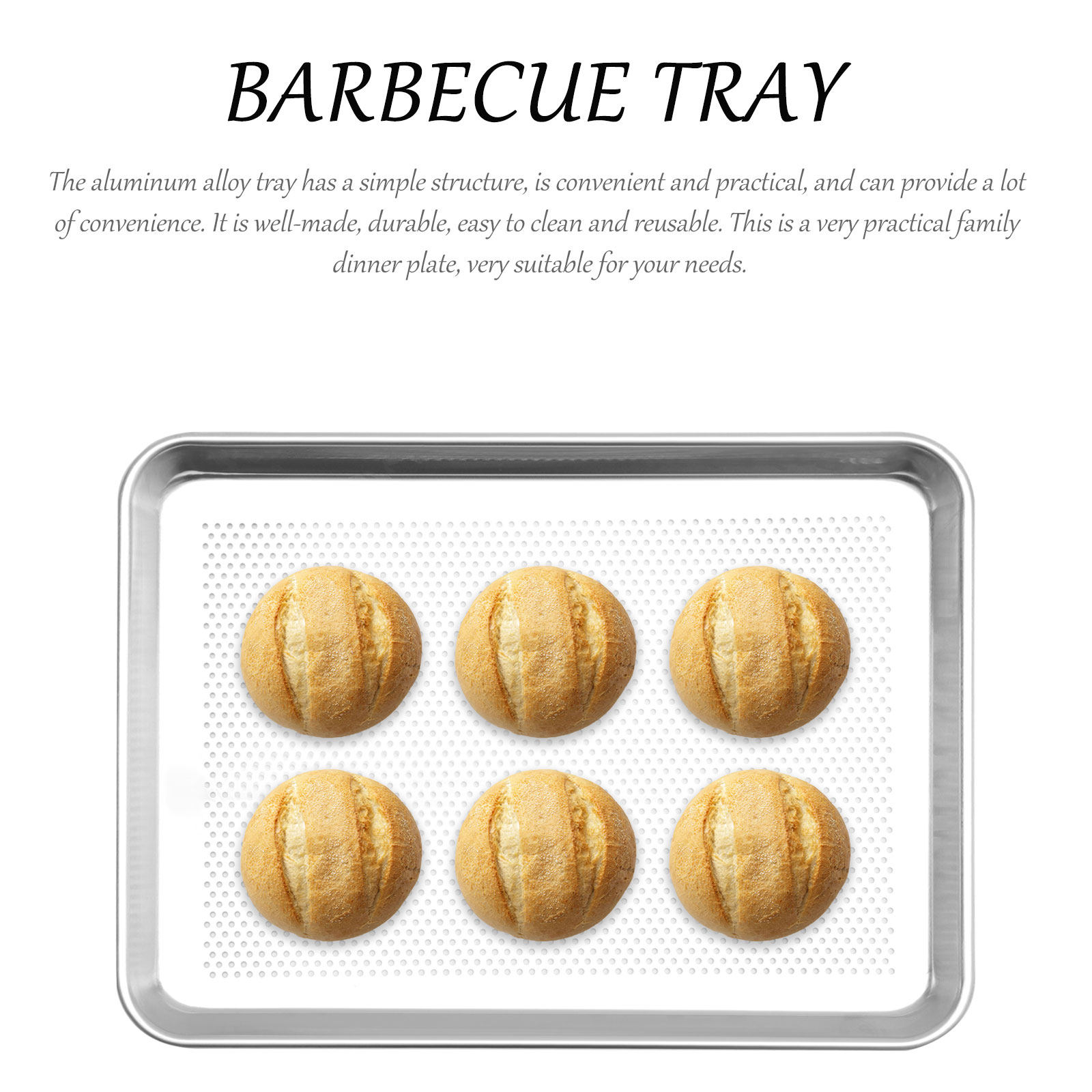 1 Stuks Roestvrije Aluminiumle - Kitchen Essentials Baking Tray recensie en prijs