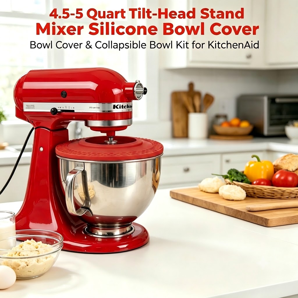 4,5-5-Quart Standmixer met kan - Kitchen Aid Baking Lid recensie en prijs