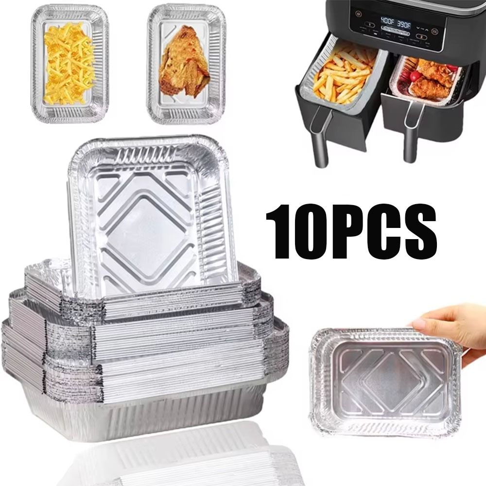 10 STKS Wegwerp Aluminiumfolie - Kitchen Baking Storage Containers recensie en prijs