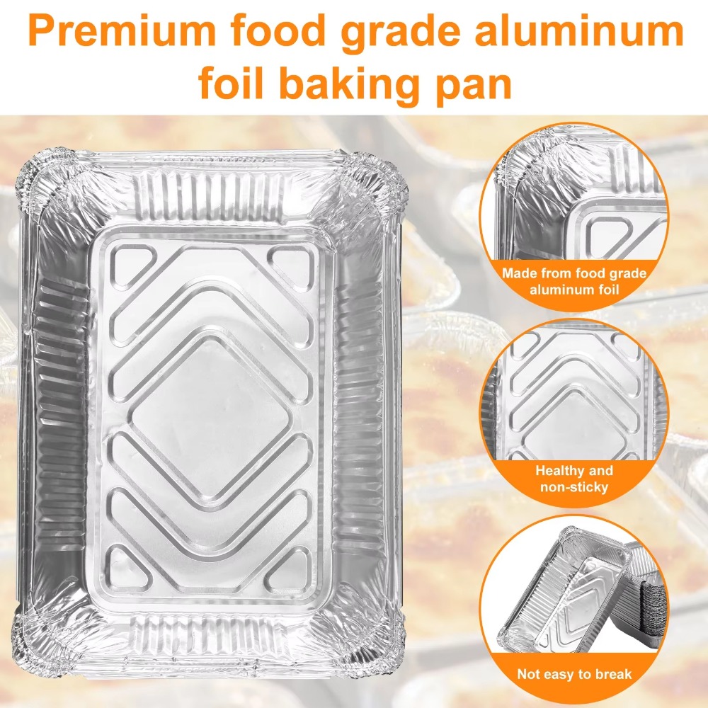 10 STKS Wegwerp Aluminiumfolie - Kitchen Baking Storage Containers recensie en prijs