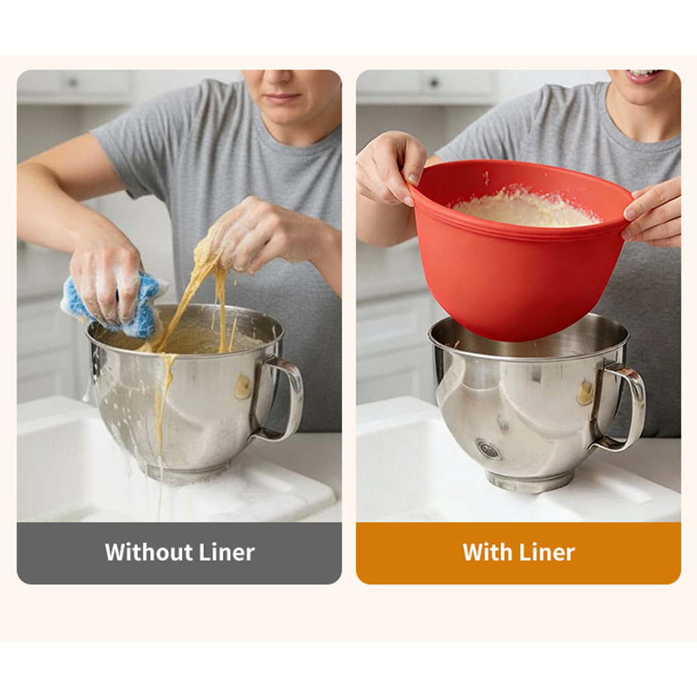 Siliconen kom met deksels voor - Kitchen Aid Baking Lid recensie en prijs