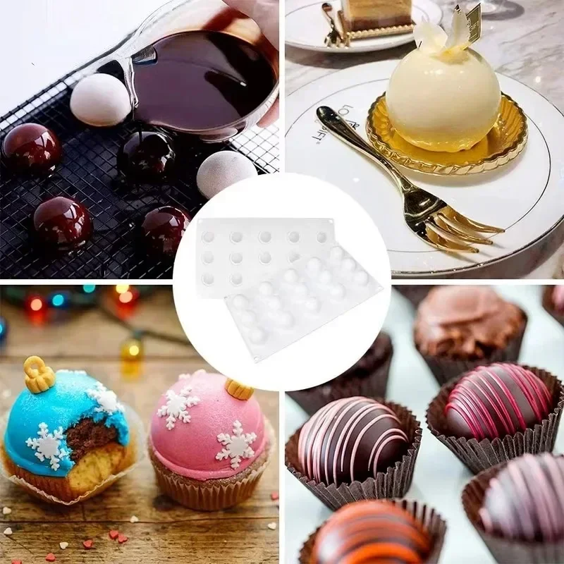 3D Bol Siliconen Mal Voor Mous - Kitchen Baking Molds recensie en prijs