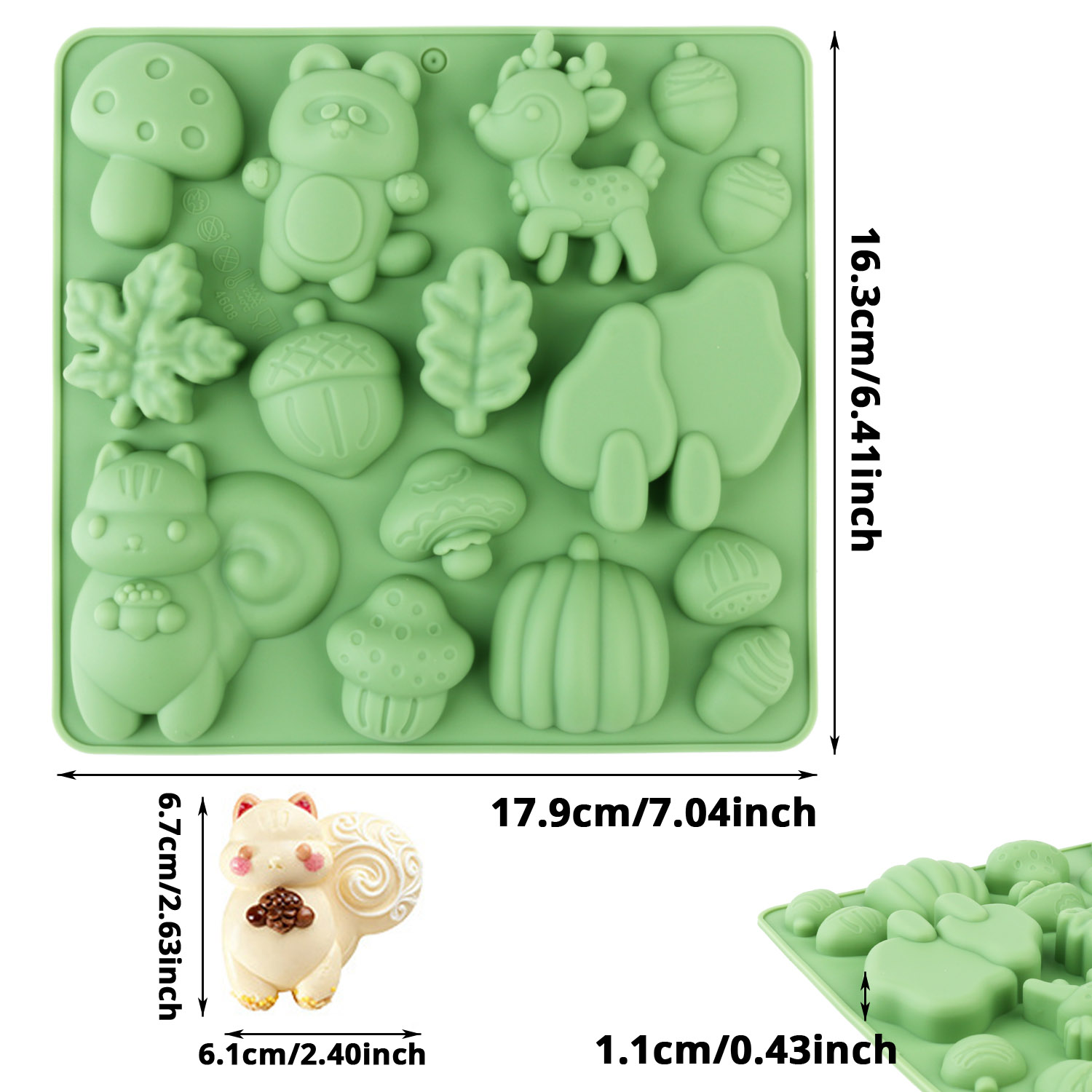 1 siliconen cakevorm in de vor - Kitchen Baking Molds recensie en prijs