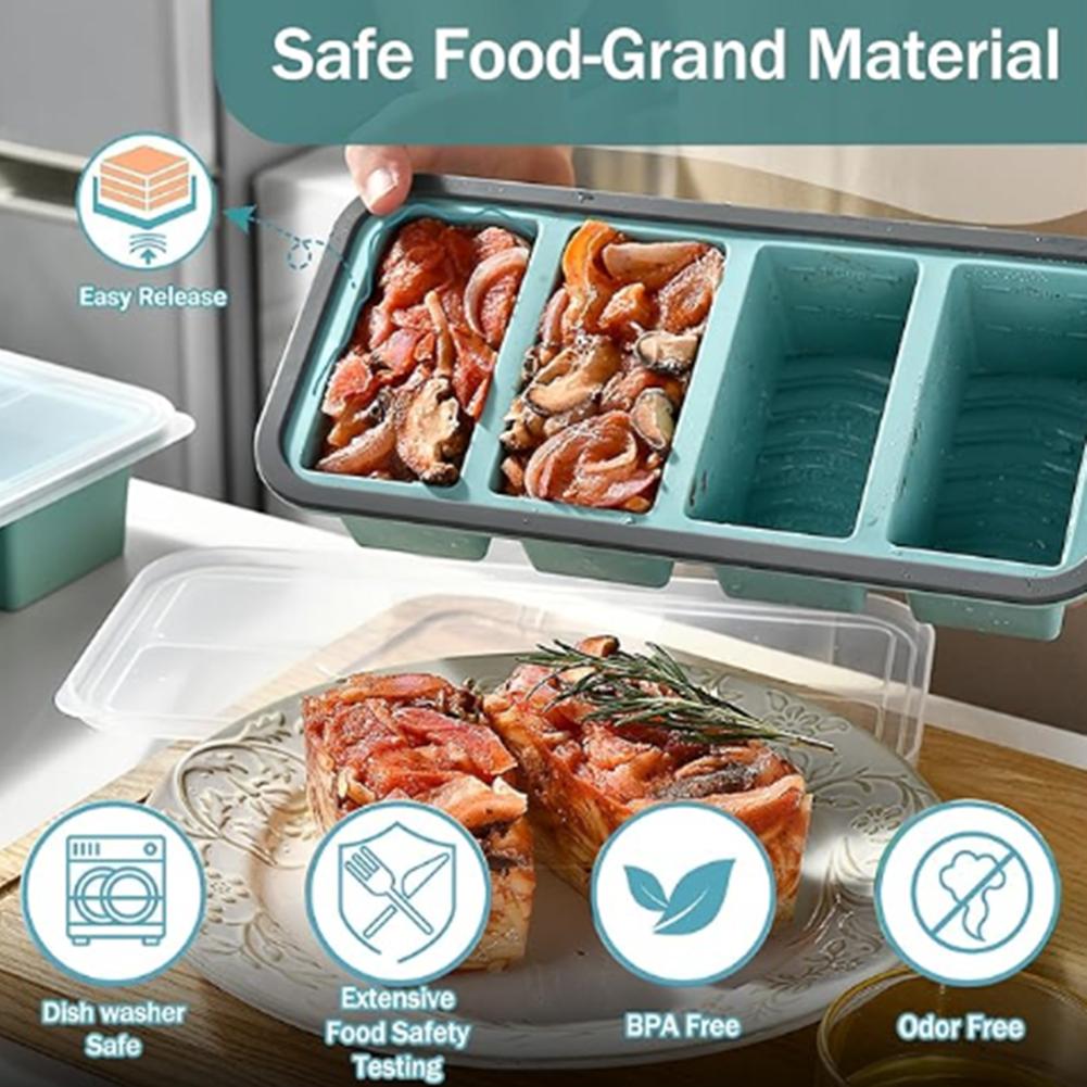 Vriesvormen voor het bewaren v - Kitchen Baking Storage Containers recensie en prijs