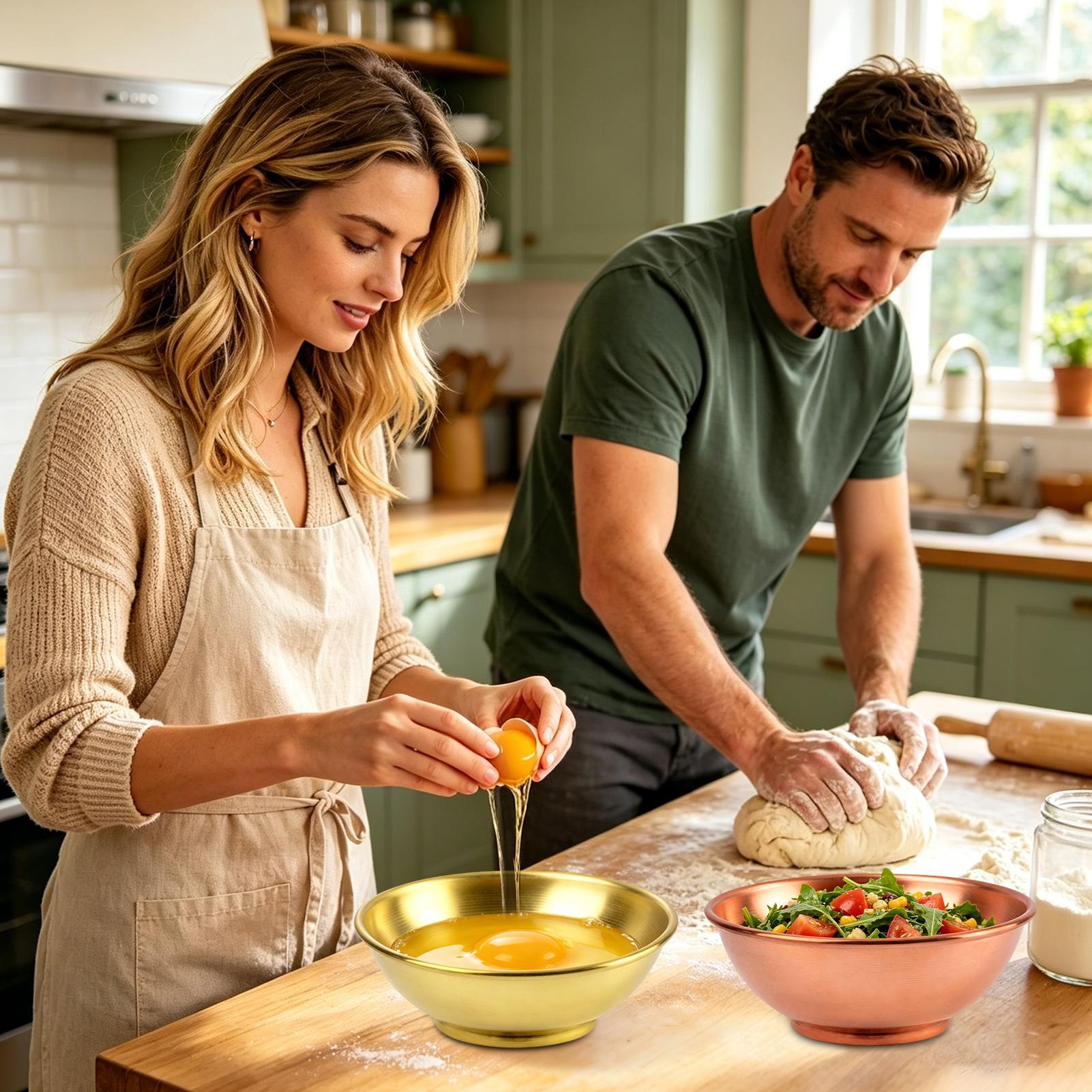Koperen kom Grote opbergcontai - Kitchen Baking Storage recensie en prijs