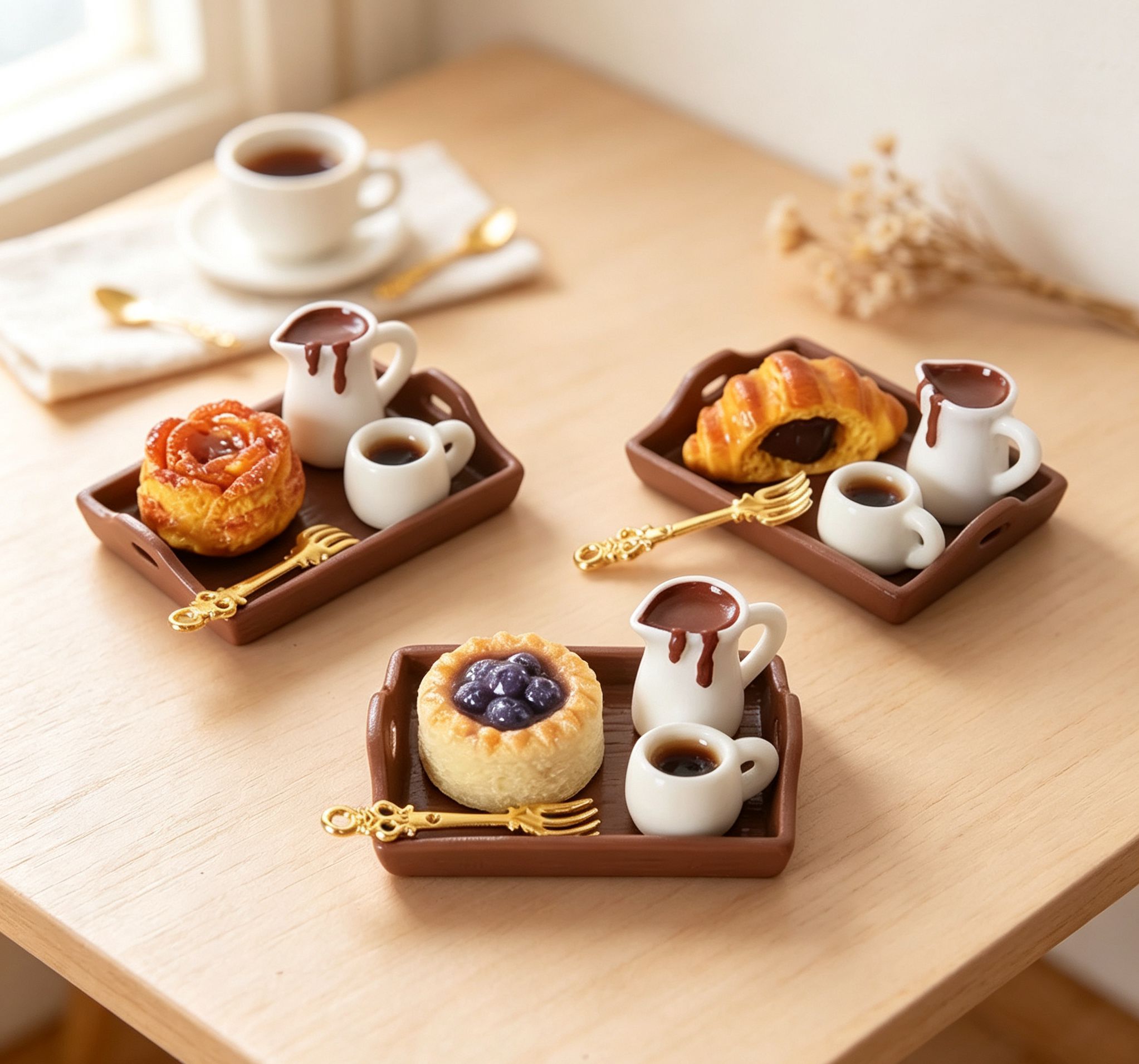 Miniatuur afternoon tea set op - Kitchen Set Bakery recensie en prijs