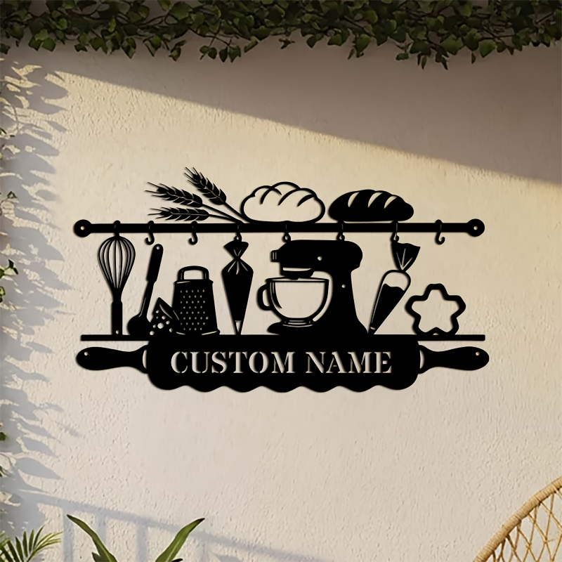Gepersonaliseerde ijzeren wand - Kitchen For Baking recensie en prijs