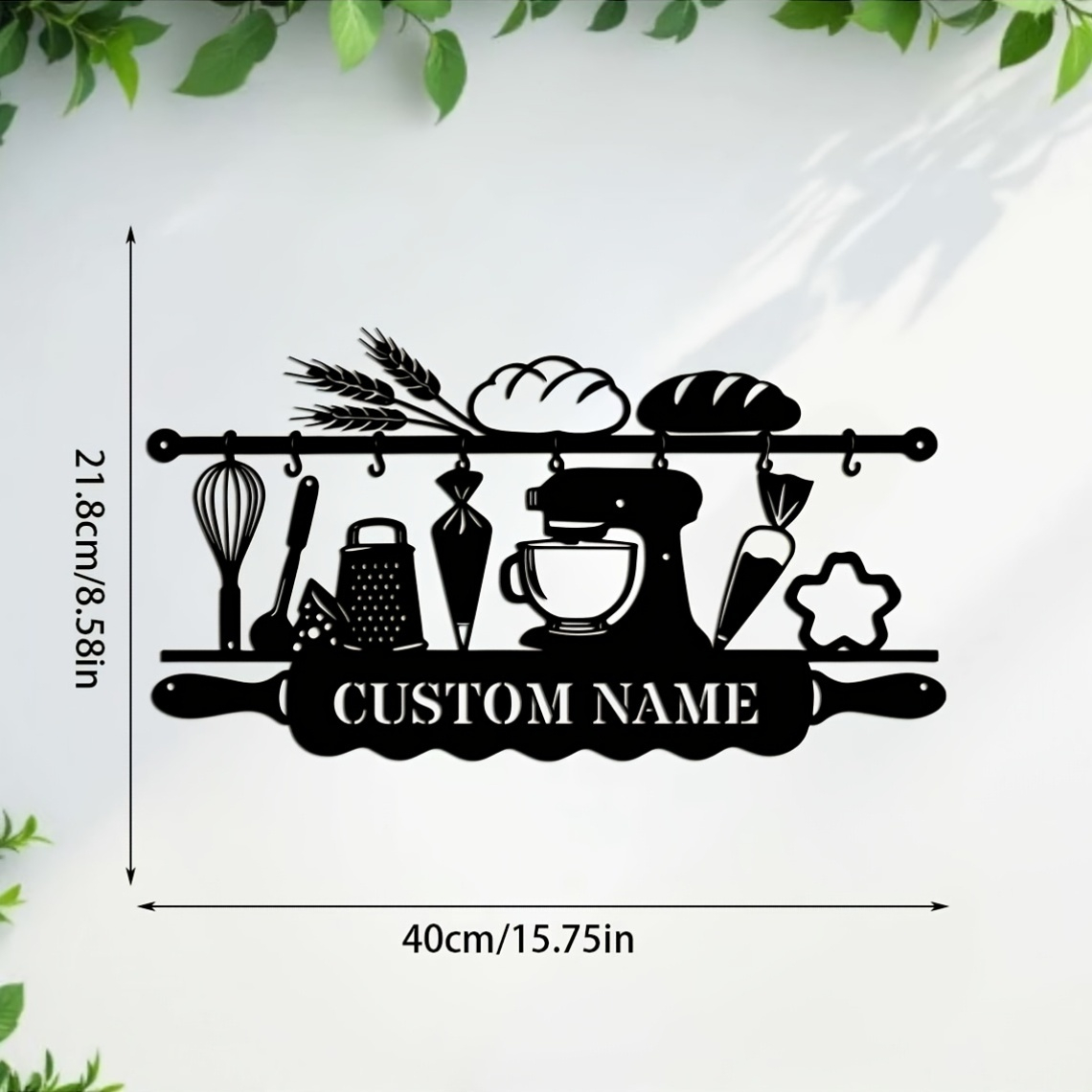 Gepersonaliseerde ijzeren wand - Kitchen For Baking recensie en prijs
