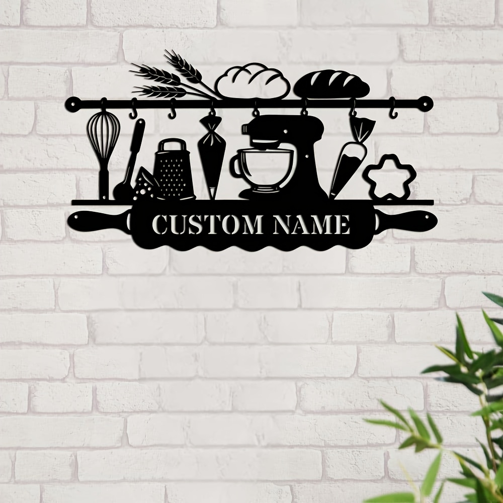 Gepersonaliseerde ijzeren wand - Kitchen For Baking recensie en prijs