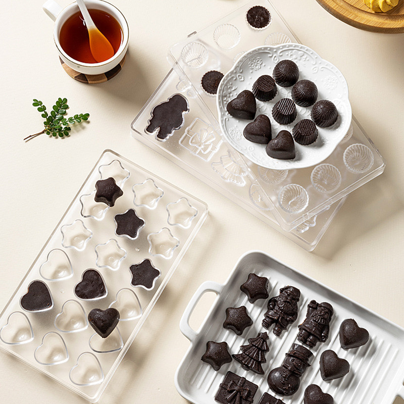 Plastic chocoladevormen PS Tra - Kitchen Baking Molds recensie en prijs