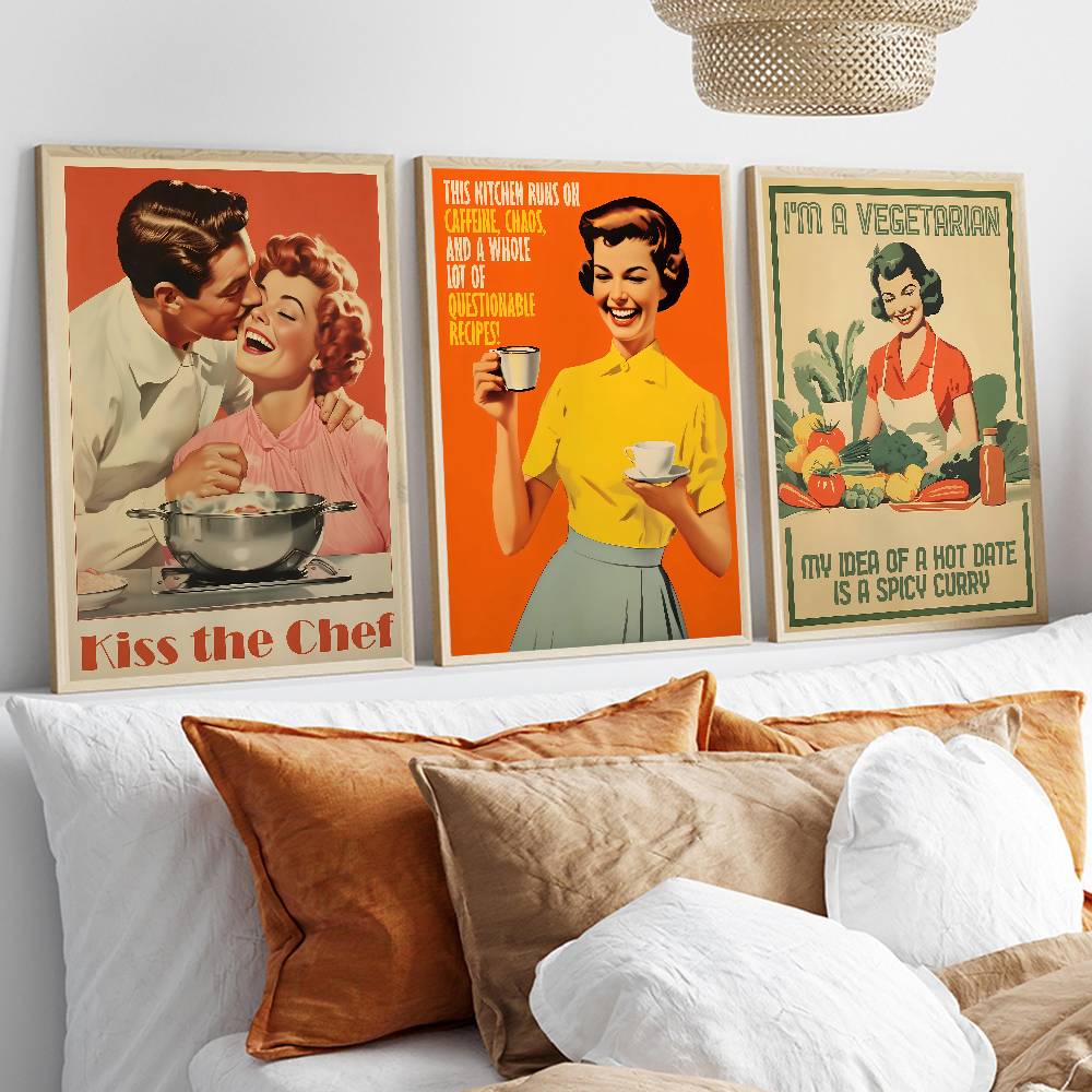 Retro keuken quote papier post - Kitchen Baking Quotes recensie en prijs